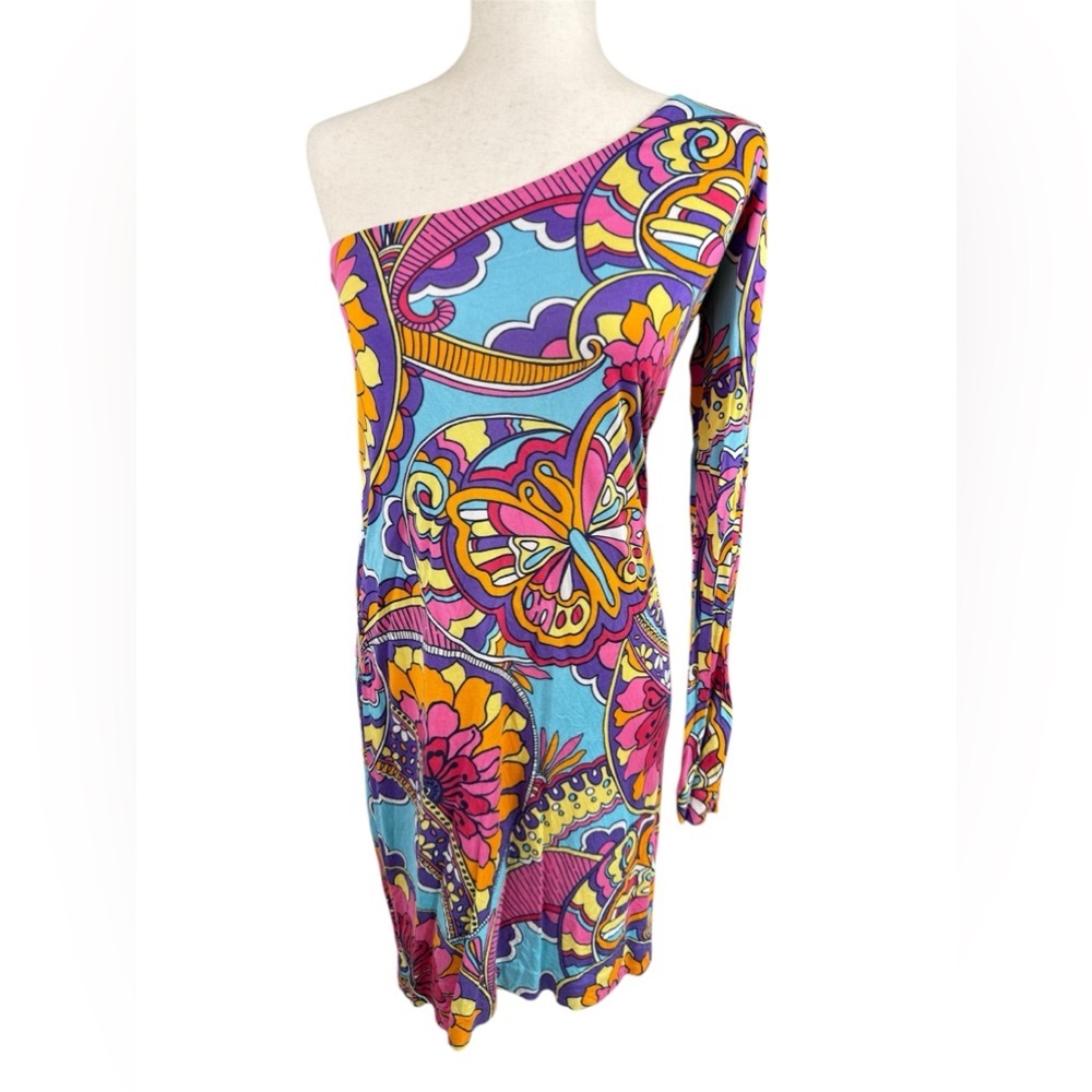 Lilly Pulitzer Whitaker optical illusions dress size medium preowned